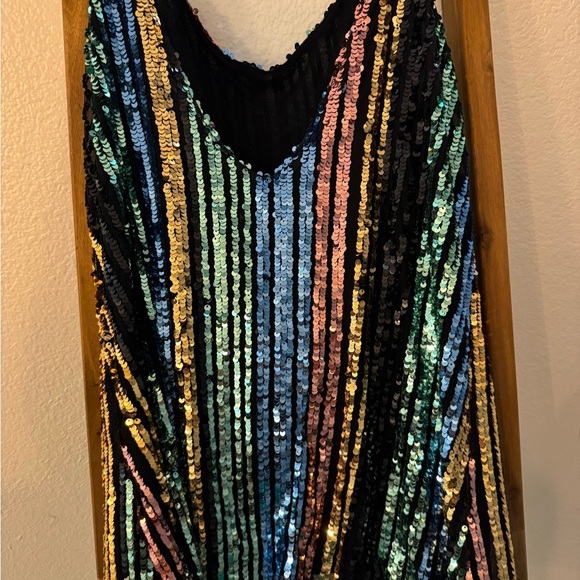 Show Me Your MuMu Multicolor Sequin Mini Dress - Picture 5 of 7